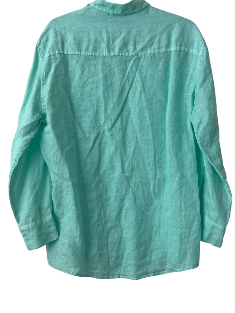 Haris Cotton Loose Fit 100%
Linen Long Sleeve Shirt Size M - Picture 3 of 12